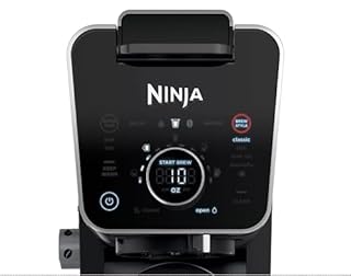 Ninja CFP301 DualBrew Pro Specialty 12-Cup Drip Maker with Glass Carafe, Single-Serve for Coffee Pods or Grounds, with 4 Brew Styles, Frother & Separate Hot Water System, Black