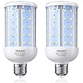 2-Pack 180W Equivalent LED Corn Light Bulb 2700 Lumen 6500K Cool White Daylight 30W LED Light bulbs E26/E27 Medium Base for Indoor Warehouse Garage Basement Backyard Factory Barn and Many Areas