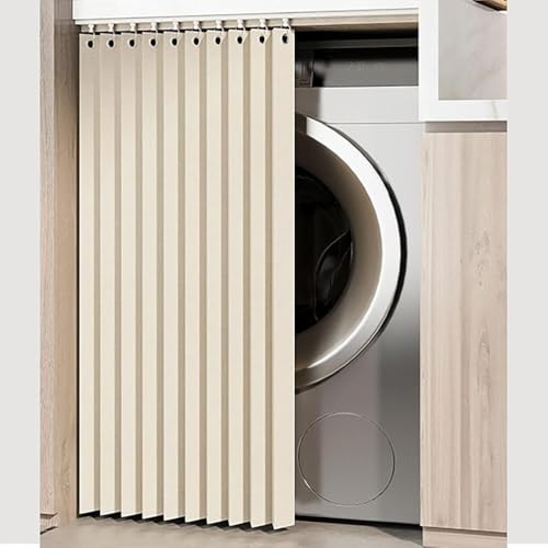 Armadio scorrevole autoadesivo, impermeabile e antipolvere, per scaffali aperti e cucina, lavello bianco regolabile, larghezza 80 cm x altezza 70 cm, perfetto per spazi