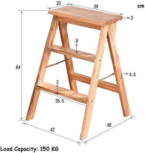 Taburete de escalera plegable y portátil para jardín 3