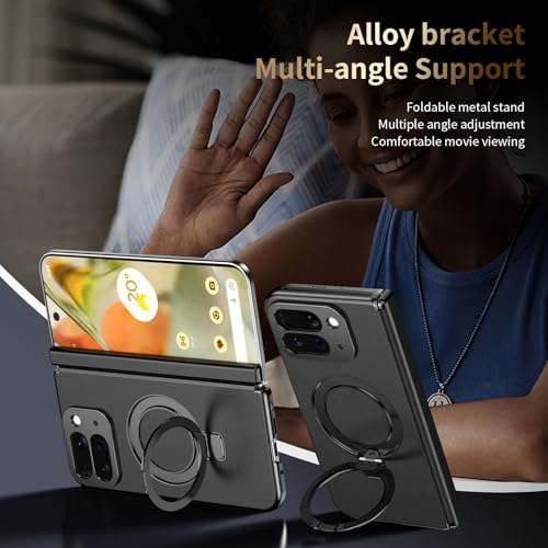 Coque pour Google Pixel 10 Pro Fold en finition noire avec protection de charnière - 2