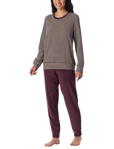Schiesser Damen Schlafanzug lang Frottee Nightwear – Ansicht 1