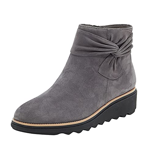 Bottines femme talon compensé : fini les pieds froids grâce au bout rond chaud