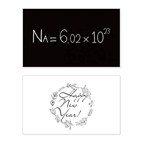 Avogadro Constant Carte de Nouvel An chimie cadeau de science commemorative