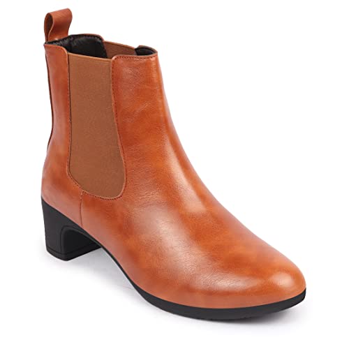 Image of FAUSTO Women Flared Heel Boots