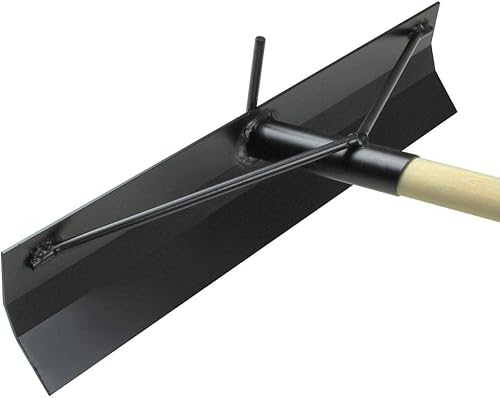 Miniatura 2 de Kraft Tool CC905 19-12"x4" Ligero Alum. Esparcidor de hormigón con gancho con mango de 54"