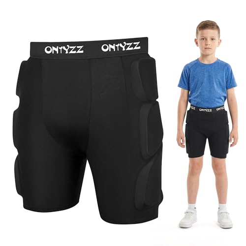 3D Skater Schutzhosen für Schutz Hüfte Po & Steißbein Gepolsterte Schutz-Shorts für Snowboarding Skaten und Skifahren Polster Protektorenhose