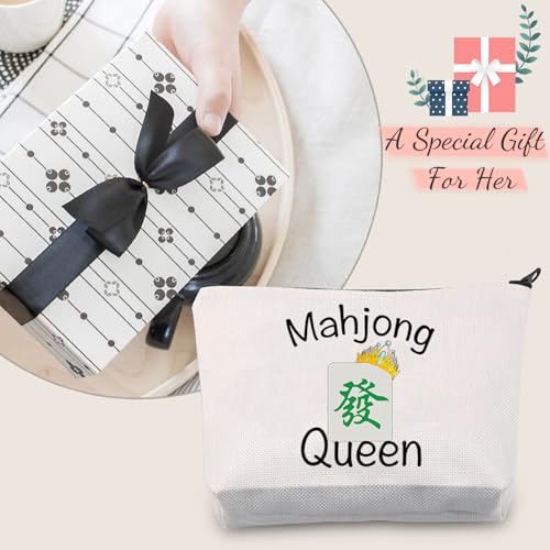 Bolsa de viaje con diseño Mahjong y cierre de cremallera miniatura 6