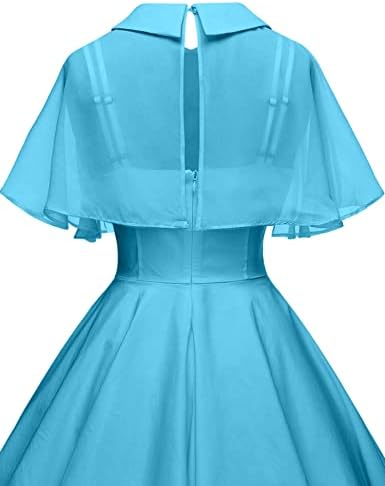 GownTown Women's 1950s Cloak Two-Piece Cocktail Dress, Burgandy, Small Clothing, Shoes & Accessories