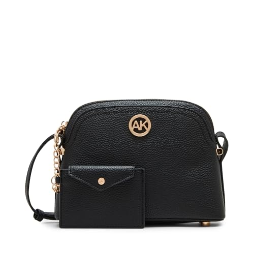 Anne Klein Dome Crossbody with Detachable Card Case