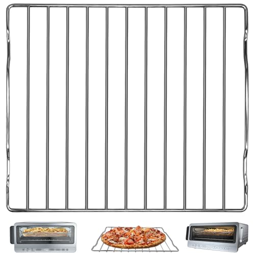 GCQ Air fryer Rack Accessories for Ninja Flip Toaster Oven & Air Fryer SP151, 13.4''× 12'' Food Grade Stainless Steel Air Fryer Replacement Parts Grill Rack, Dishwasher Safe by GCQ - Used condition - CA$6.78