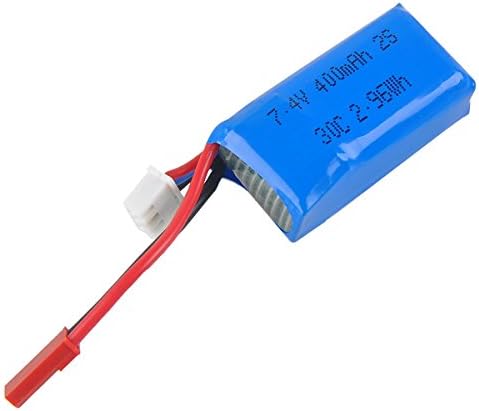 Crazepony 400mAh 2S 7.4V 30C LiPo Battery Pack with JST Plug for Micro FPV Racing Drone Quadcopter