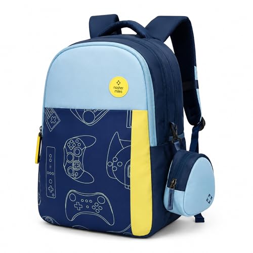 Image of Nasher Miles Polyester Backpack | Ideal for Preschool, Kindergarten, College, School, Office& Travel | Toddler, Girls, Boys, Men, Women