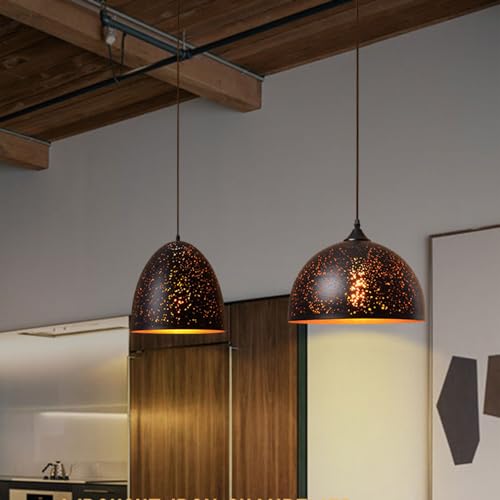 Suspension E27 noir anti-éblouissement pour éclairage de bar - 4