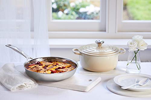 Le Creuset 3-ply Stainless Steel Non-Stick Frying Pan - Stainless steel, 20cm