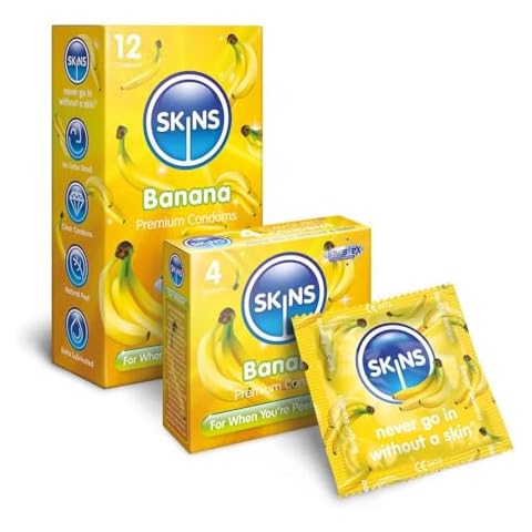 Préservatifs aromatisés à la banane SKINS Cover