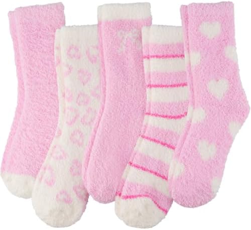 Blu Ninfee Kuschelsocken Damen 36-42, Winter Warme Flauschige Bettsocken | Kuschel Katze-Motiv Herbst Halloween Weihnachts Socken, Weich Schlafsocken Haussocken für Damen