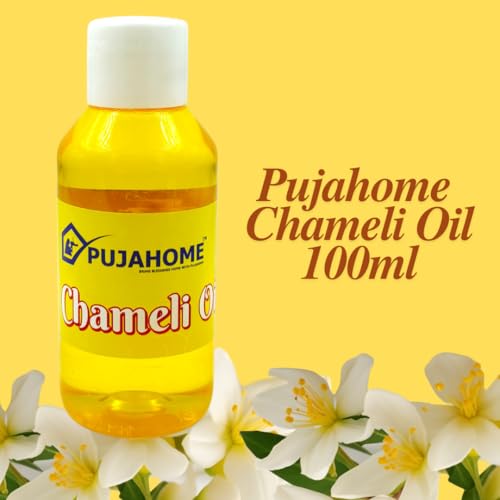 Image of Pujhome Chameli Oil For Hanuman Puja| Jasmine Oil Hanuma Ji Chola Puja | Jasmine Flower Oil | Chemali Oil For All Puja 100 ml Bottle(Pack of 2)
