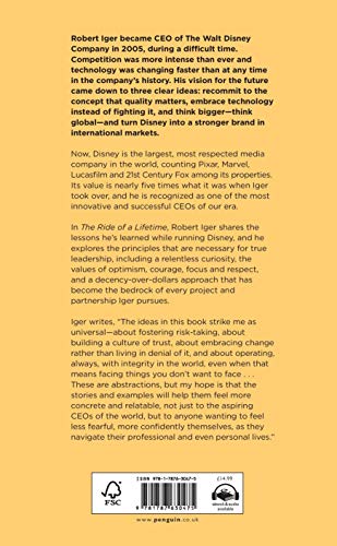 The Ride of a Lifetime: Lessons in Creative Leadership from 15 Years as CEO of the Walt Disney Compa