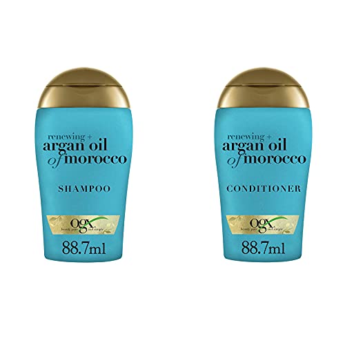 OGX Reviving Argan Oil of Morroco Travel Toiletries Shampoo and Conditioner Set 88ml x 5