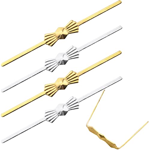 Itrolle Chandelier Bowtie Pin 200Pcs 40Mm Stainless Steel Chandelier Lamp Bow Tie Connectors Butterfly Clips Chandelier Replacements Silver And Golden #TOP23