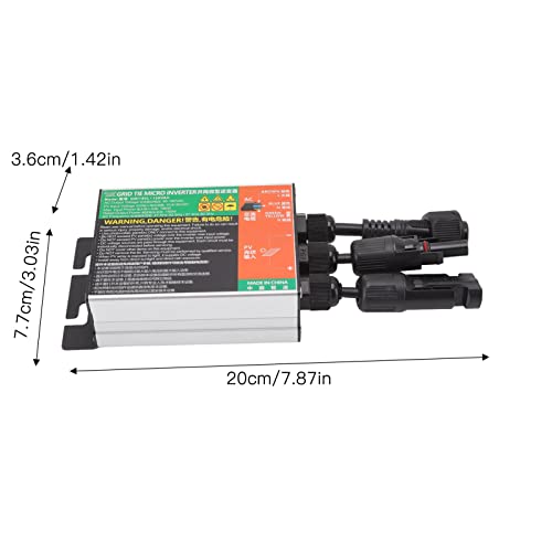 180W MPPT Grid Tie Micro Inverter for 12V Solar Panel, Home Use System DC to AC Micro Inverter Solar Micro Inversor (GMI-180L-AC110V)