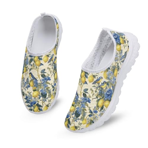 Jeiento Slip On Sneakers for Women Men Wide Toe Box Shoes Lightweight Mesh Sport Sneakers Ladies Flat Slip-on Loafers3