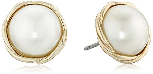 Anne Klein Small Twisted Stud Earrings