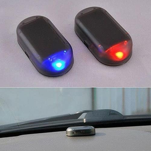 Strobe Signal Security System Universal Flash Warning Led Light Alarm Lamp Car Theft Fake Caution Solar Power Simulation #TOP5