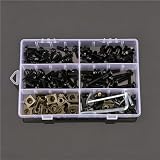 Motorrad Schrauben 186-teiliges Verkleidungsschrauben-Set Für CBR600RR Für CBR600 F2 F3 F4 F4I F5 Für CBR1000RR Für CBR 1000 Schrauben, Muttern, Clips Schraubensatz