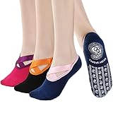 Calcetines yoga : Tanto si te estás iniciando en el yoga y necesitas un poco de ayuda extra, como si eres una profesional pero quieres mantener los dedos de los pies calientes hasta que tu cuerpo entre en calor, estos calcetines de yoga son perfectos para ti. Antes de ir a tu próxima clase de Pilates, mete estos calcetin mujer en tu bolsa para sacar el máximo partido a tu entrenamiento.