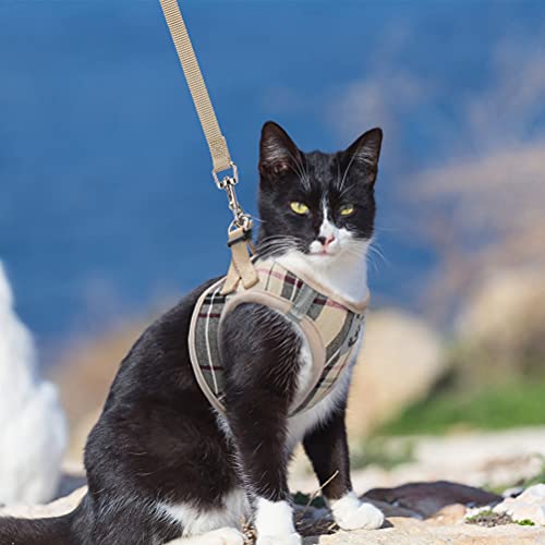 PUPTECK Cat Harness and Leash Set - Soft Comfortable Breathable Harness and Durable Leash Adjustable Vest Escape Proof… - Image 6