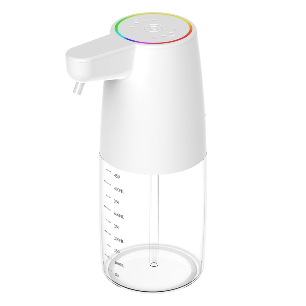 Distributeur de savon liquide automatique et gel hydroalcoolique pour salle de bain