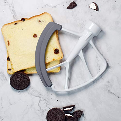 KITCHPOWER 6 Quart Flex Edge Beater for KitchenAid Bowl-Lift Stand Mixers/KitchenAid Mixer Attachment