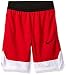 Nike Boy's Icon Basketball Shorts, Boy's Athletic Shorts with Side Pockets, University Red/White/Black, L