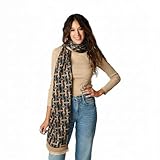 Accesorio versátil de moda – Úsalo como bufanda, pañuelo grande o complemento de abrigo en invierno, otoño y primavera.