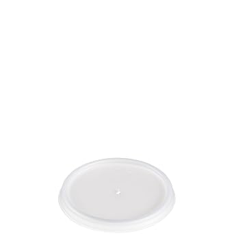 DART 4JL Translucent Vented Lid, 4 Oz, 1000 Count Pack of 1