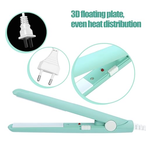 Mini plancha para cabello 2 en 1 portátil cerámica miniatura 2