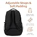 Amazon Basics Laptop Backpack Fits Up to 17-Inch Laptops, Black