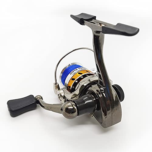 Mini 100 Pocket Metal Fishing Spinning Wheel, All-Metal Small Compact Fishing Reel For Freshwater And All Season Fishing #TOP3