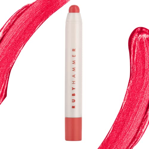 Ruby Hammer Lip Serum Balm - Pink - Smooth & Hydrate Your Lips With Our Instantly Nourishing Solid Serum Lip Balm - Quickly Absorbed & Vitamin-enriched To Protect & Restore Dry, Chapped Lips - Image 4