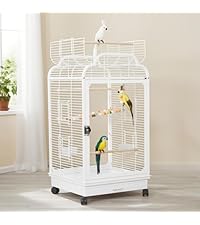 Amazon | Ruexue 鳥かご 前後透明アクリルパネル 飛び散り防止 バード