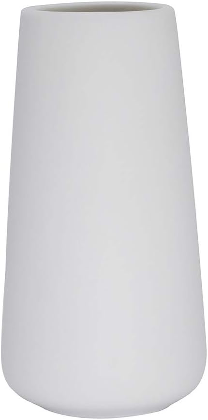 SZX White Ceramic Vases Minimalist Style Decoration for Home Office Desktop, Ideal Gifts for Friends & Family Small