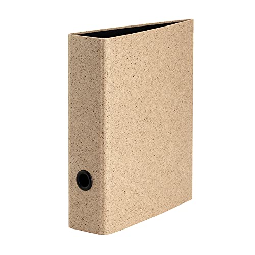 Rössler 13171382000 - Cacao - Ordner mit Hebelmechanik für DIN A4, 8,5 cm Rückenbreite, aus Kakaopapier