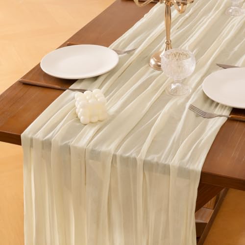 Socomi Cheesecloth Table Runner - Image 6