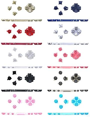 OCity Housing Button Key D-pad Select Strat Home Button Replacement for PSP 1000 Game Console (Silver)