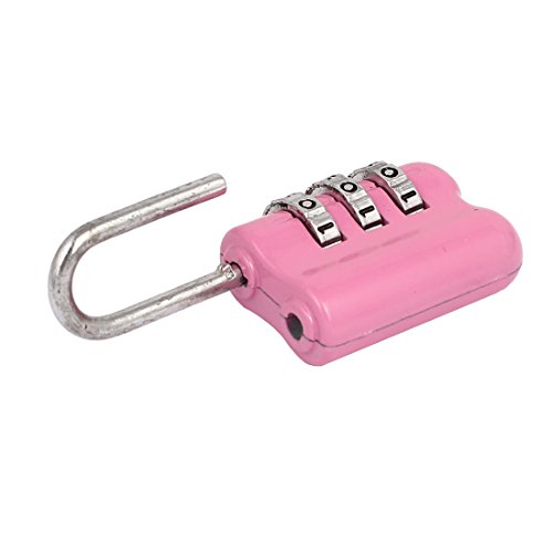 Image of Aexit Luggage Tool Padlocks & Hasps Box Metal 3 Digit 0-9 Number Password Combination Combination Padlocks Lock Padlock