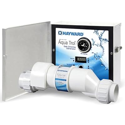Hayward W3AQ-TROL-RJ-TL AquaTrol Salt Chlorination System for Above-Ground Pools up to 18,000 Gallons with Return Jet Fittings, Twist Lock Line Cord and Outlet