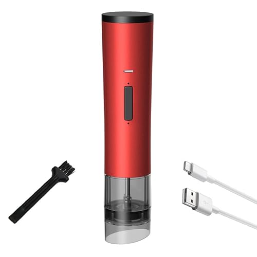 Electric Salt And Pepper Grinder, Usb Rechargeable Electric Salt And Pepper Grinder Set, Portable Salt And Pepper Mills, Adjustable Grind Coarseness, 
