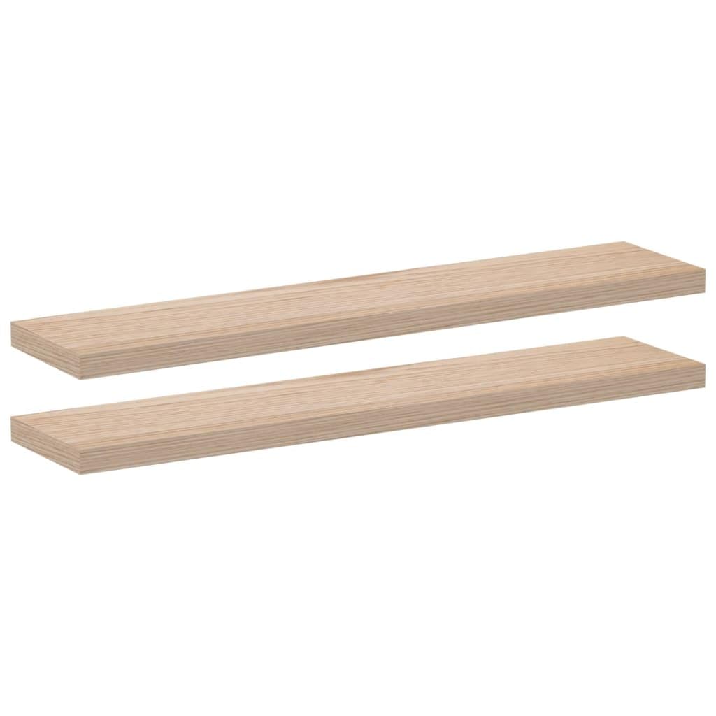 Étagères Flottantes Lot de 2 110x23,5x4 cm Bois d'ingénierie Salon